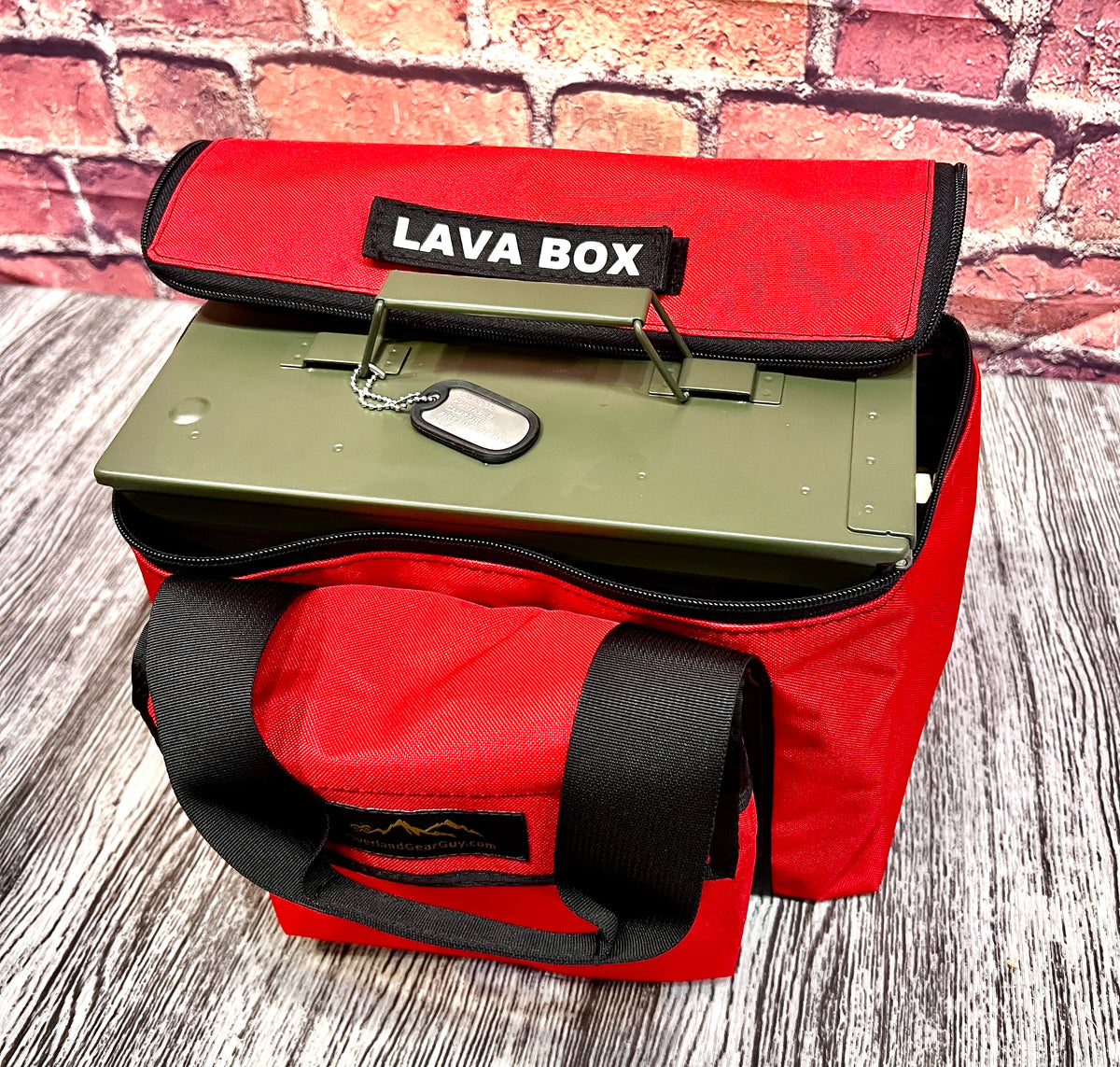 Deluxe Lava Box FIRECAN PORTABLE FIRE PIT Carry Bag IGNIK