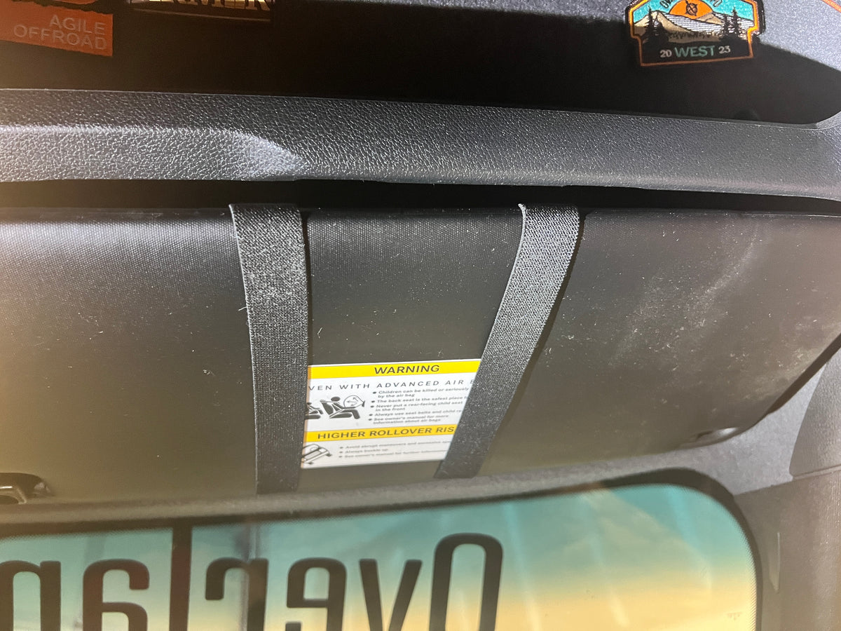 Sprinter Sun Visor Organizer with Mirror by Overland Gear Guy