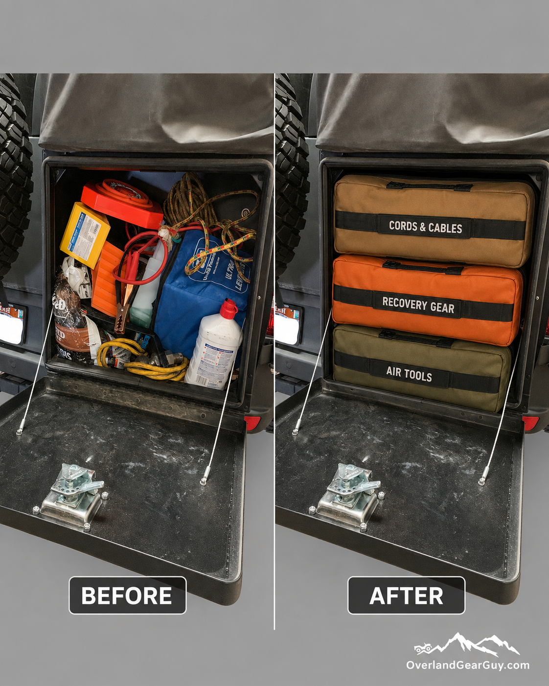 Van Gear Box Storage Bag Set