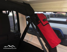 Load image into Gallery viewer, Fire Extinguisher Pouch for Jeep Roll Bar by Overland Gear Guy - Available in multiple colors