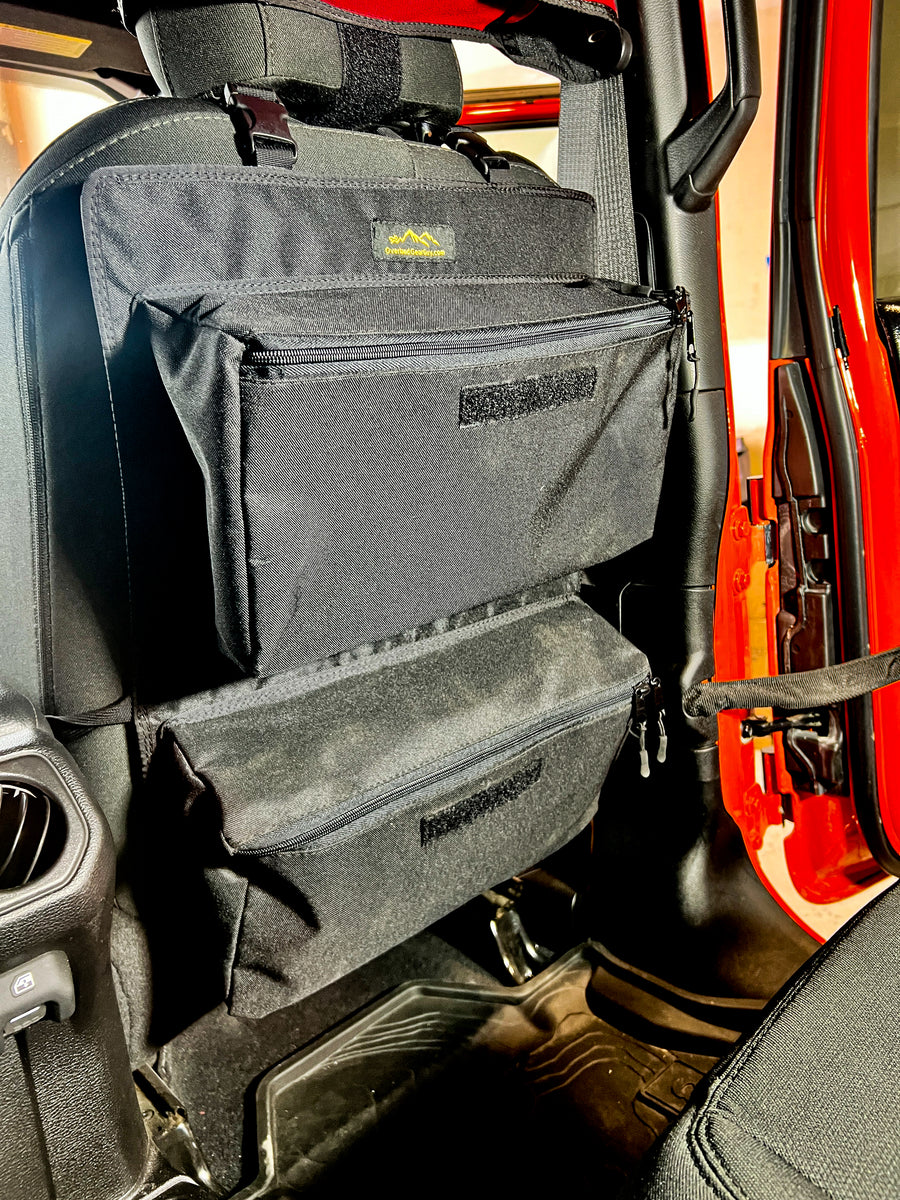 Poplar Seat Organizer Seatback vehicle organizer by Overland Gear Guy