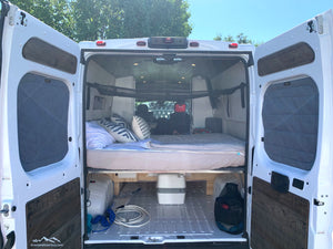 Premium Promaster Rear Window Covers by Overland Gear Guy