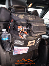 Load image into Gallery viewer, Headrest Storage Bag with optional MOLLE pouch by Overland Gear Guy