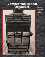 Load image into Gallery viewer, **RTS** Camper Van 3 Seat Organizer - BLACK