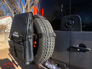 Sprinter Van Spare Tire Bag by Overland Gear Guy - Van Conversion Storage