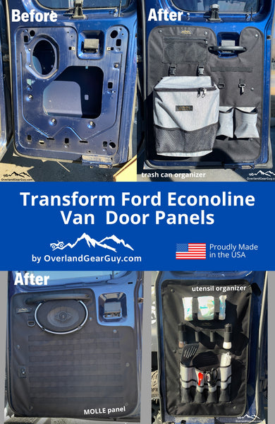 Ford Econoline Van Inside Door Panel Organizers