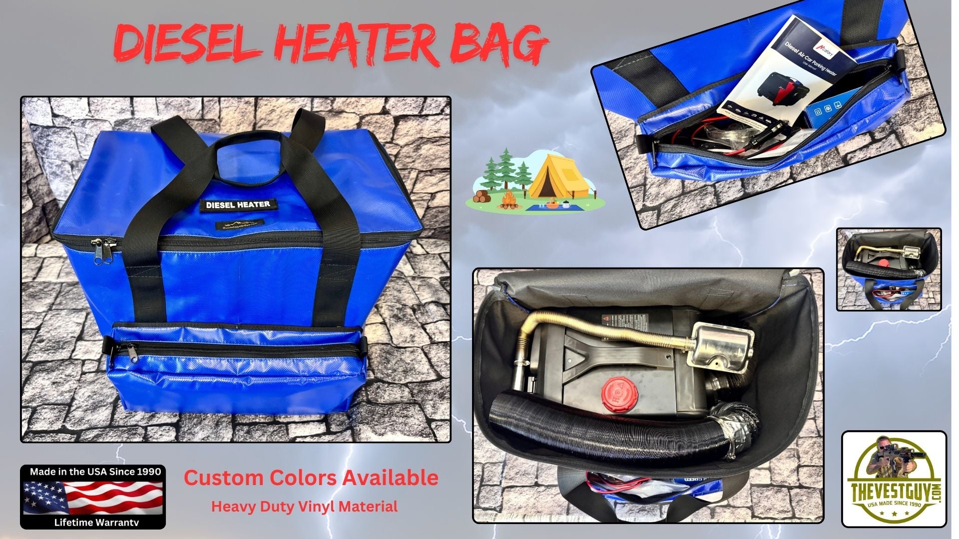 Diesel Heater Carry Bag Black