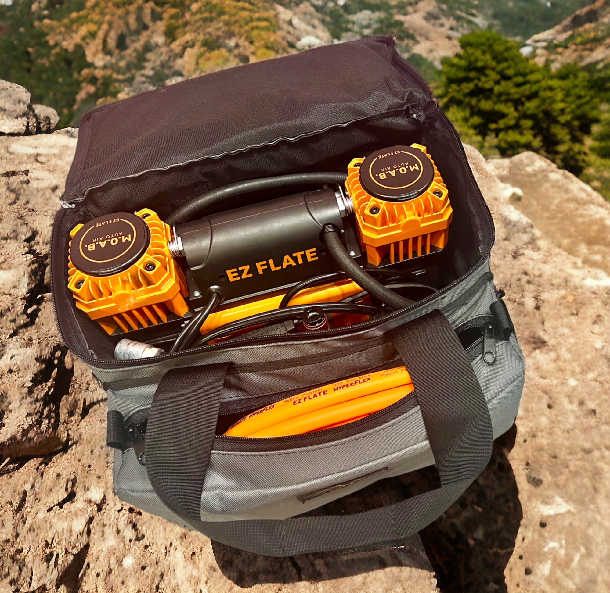 EZ Flate Air Compressor Deluxe Carry Bag - Overland Gear Guy