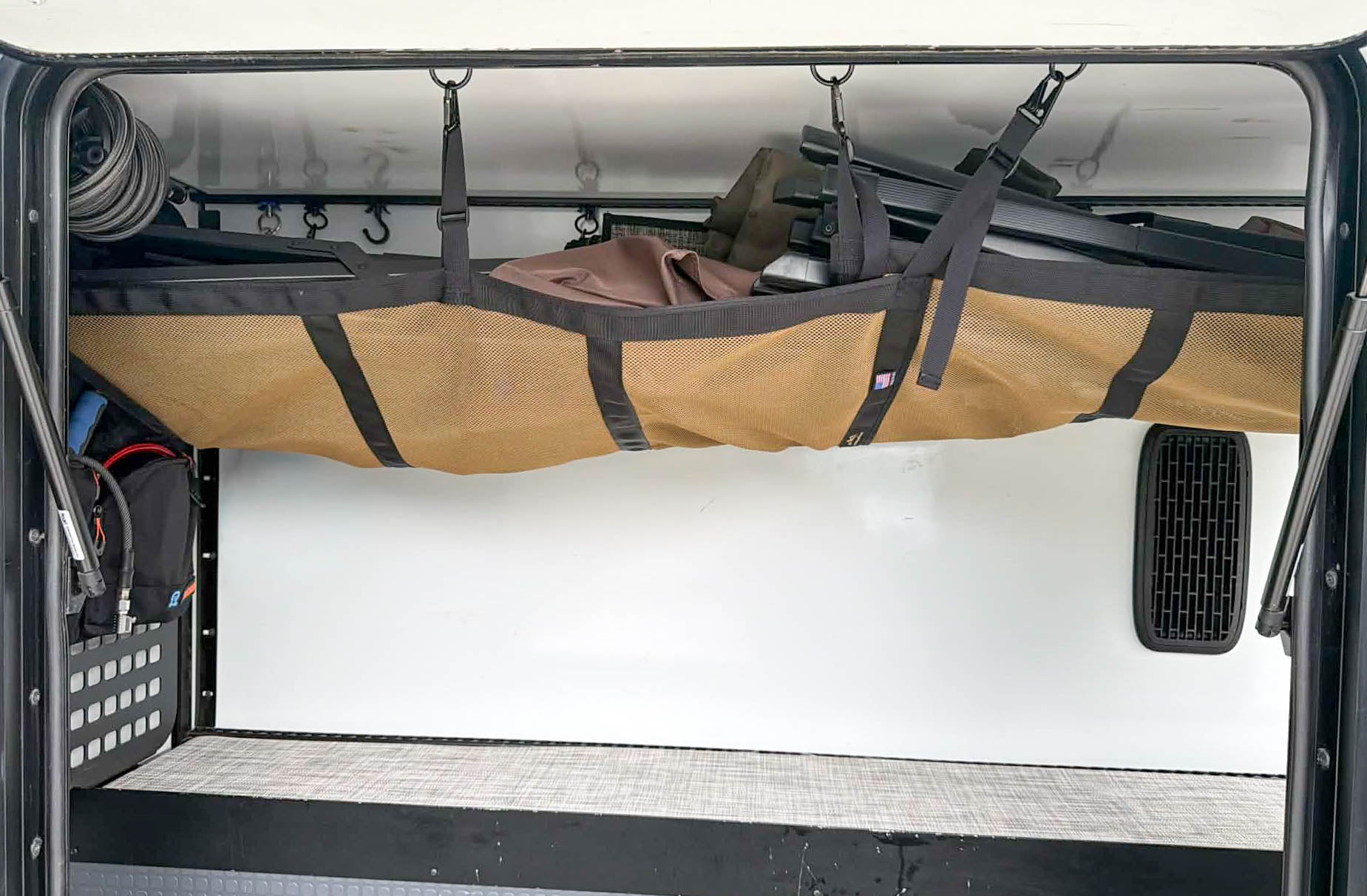 Minivan Rear Cargo Net EKKO Van Garage Cargo Net - Campervan cargo net - Van Life Accessories ...