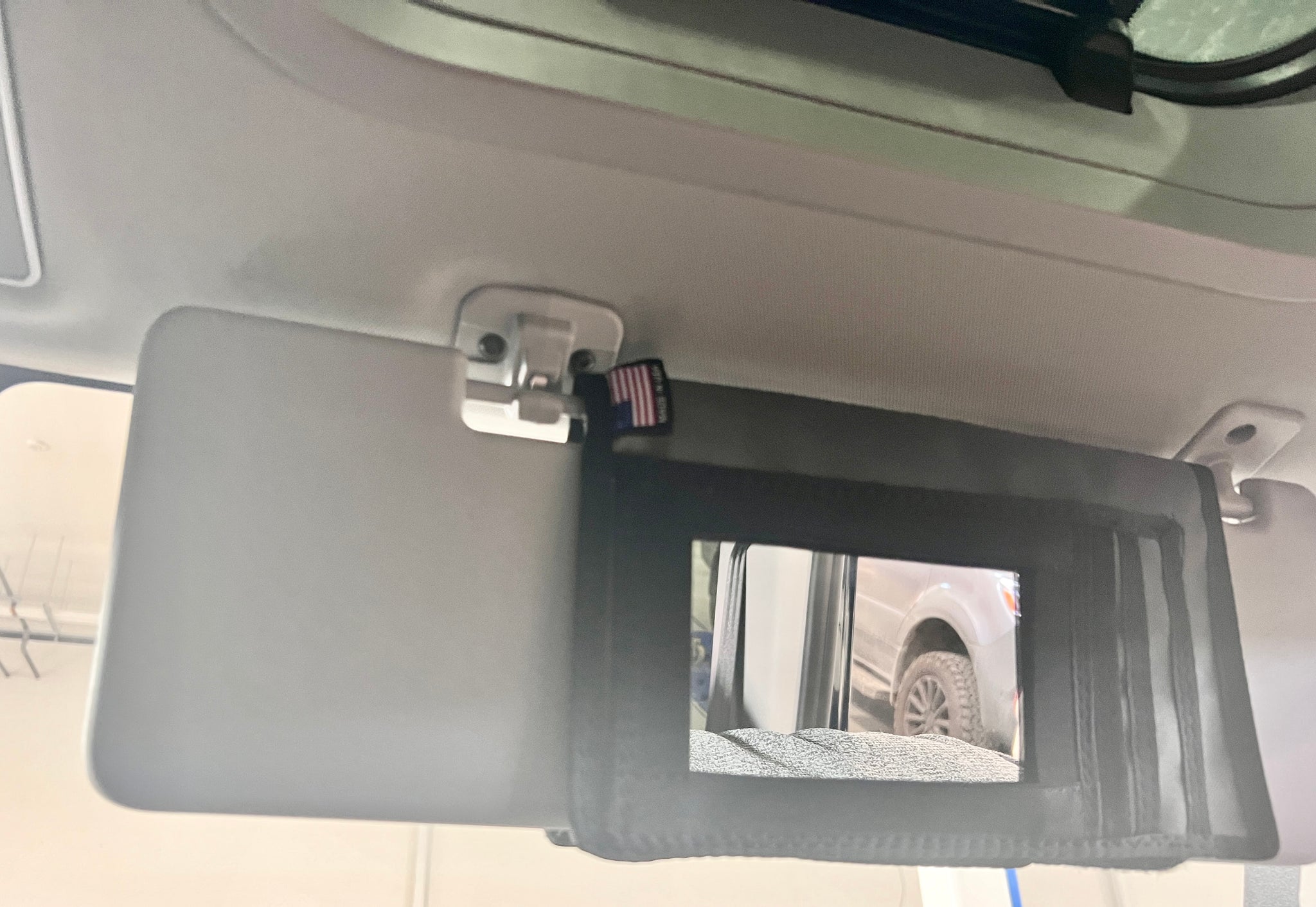 INEOS Grenadier MOLLE Visor Organizer With MIRROR Overland Gear Guy