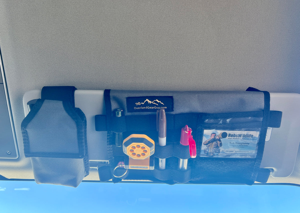 INEOS Grenadier MOLLE Visor Organizer by Overland Gear Guy