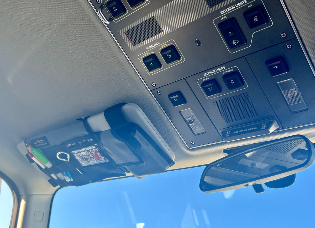 INEOS Grenadier MOLLE Visor Organizer by Overland Gear Guy