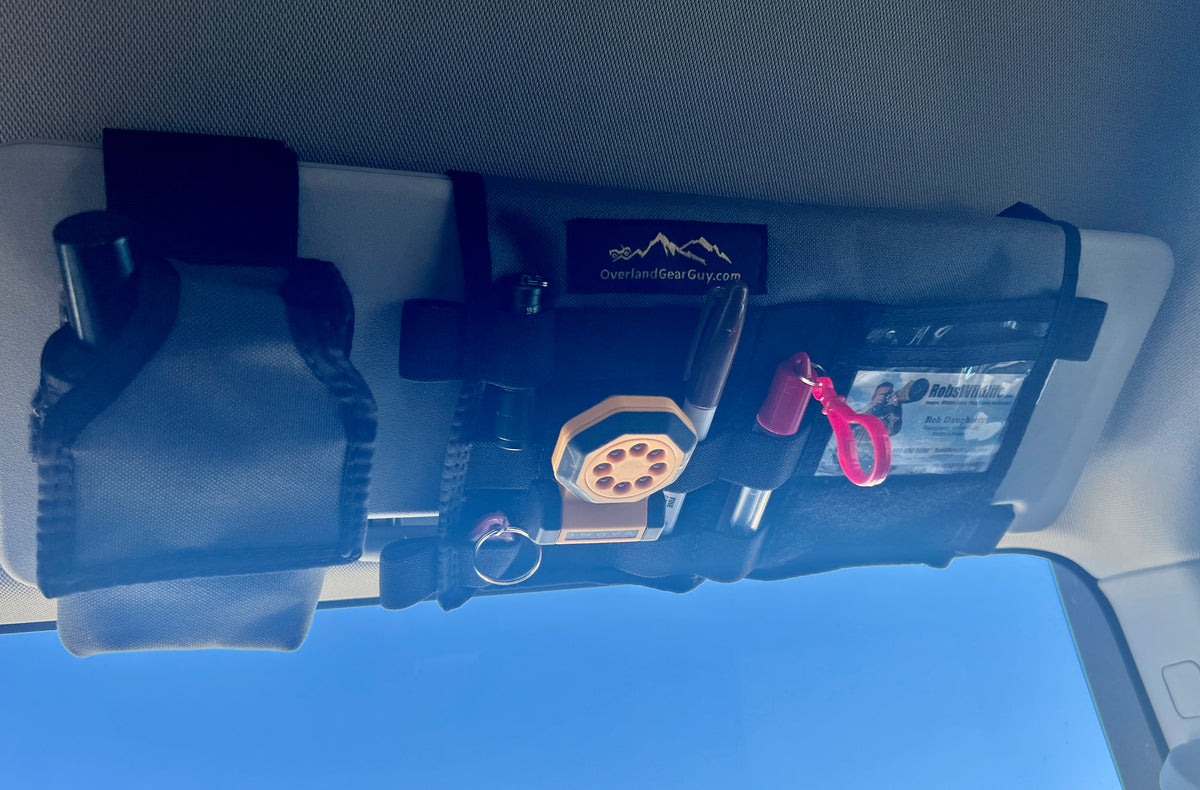 INEOS Grenadier MOLLE Visor Organizer by Overland Gear Guy