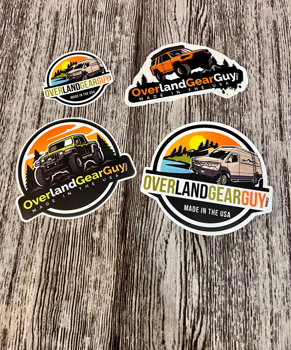 Overland Sticker OverlandGearGuy.com Sticker - Ineos -Jeep -Van -4runner – Overland Gear Guy