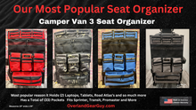 Load image into Gallery viewer, Camper Van 3 - Most Popular Seat Organizer 
