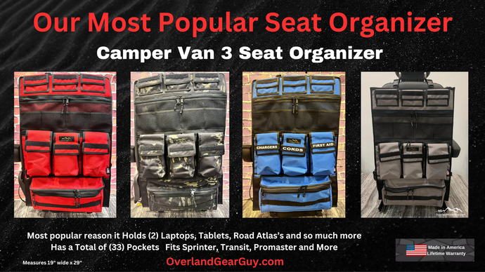 Camper Van 3 - Most Popular Seat Organizer 