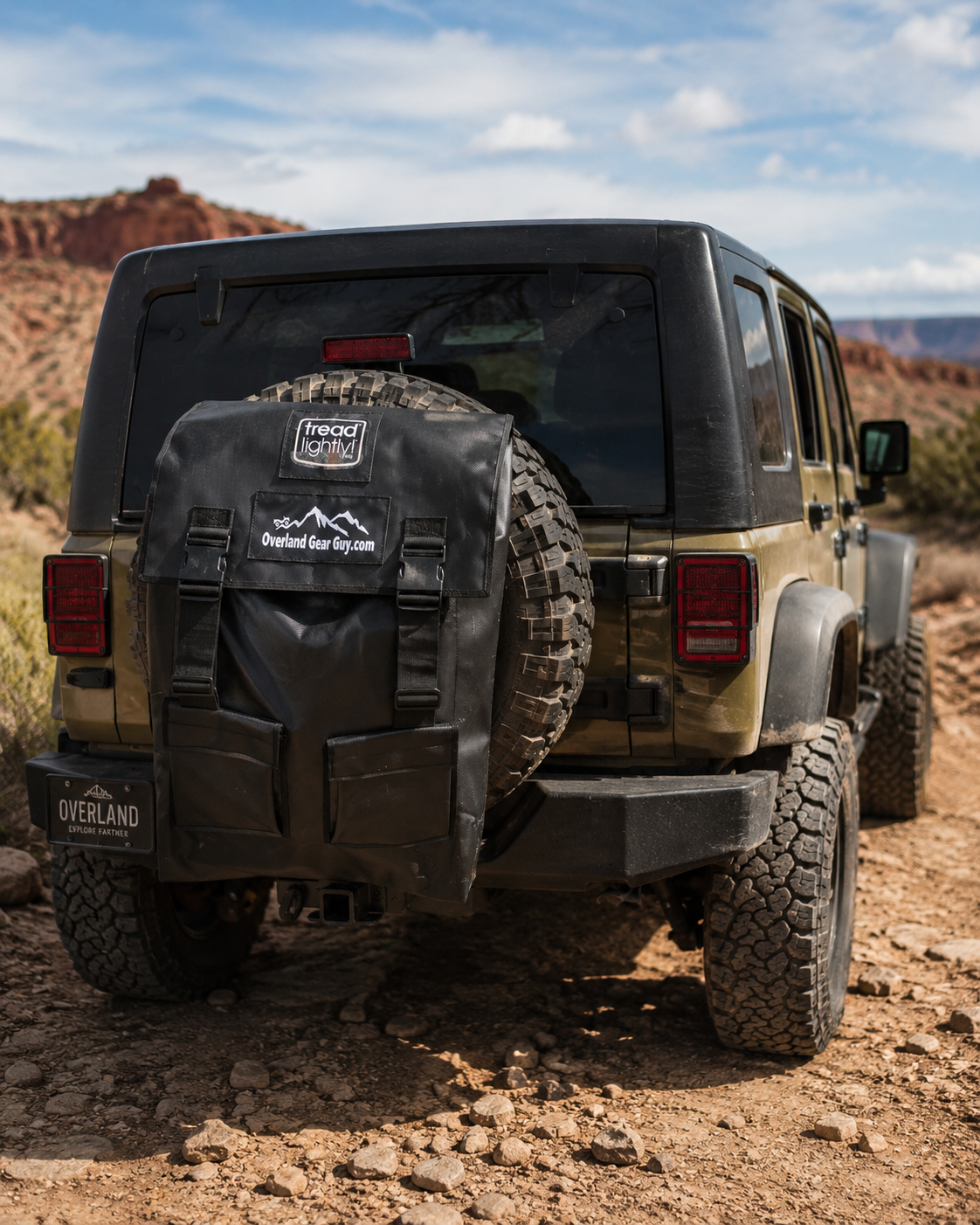 Spare Tire Trash Bag Version 2 / Coyote