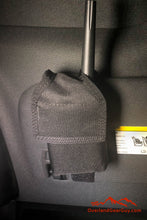 Load image into Gallery viewer, 2 way radio pocket, Sun Visor Radio Pouch, custom FRS radio pocket car, GPS pocket