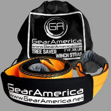 Load image into Gallery viewer, Gear America Heavy Duty Tree Saver Winch Strap 3&quot; x 8&#39; | 35,000 lbs Capacity