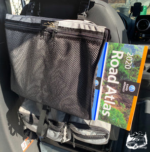 Road atlas pouch by Overland Gear Guy - Custom vehicle accessories