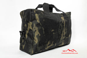 Custom Bag with Handles and Velcro Side by Overland Gear Guy