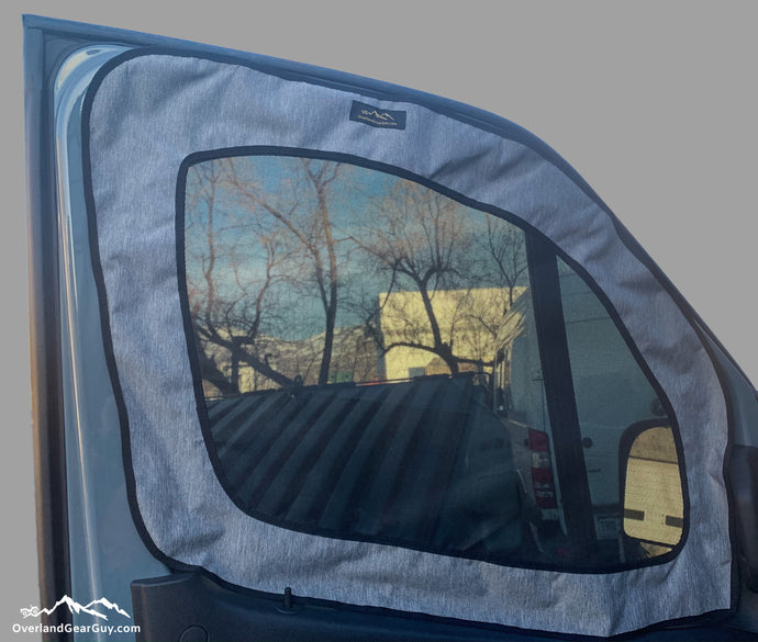Campervan Front Driver / Passenger Window Bug Screen by Overland Gear Guy