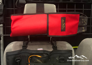 Headrest Fire Extinguisher Pouch by Overland Gear Guy - Available in multiple colors