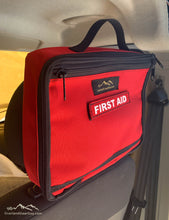 Load image into Gallery viewer, First Aid kit headrest pouch, vehicle first aid kit, headrest first aid kit