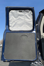 Load image into Gallery viewer, Ford E350 Van Deluxe Insulated Magnetic Rear Door Window Covers by Overland Gear Guy