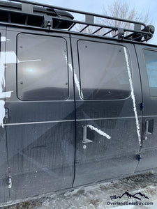 Ford Econoline Van Insulated Magnetic Side Barn Door Window Covers