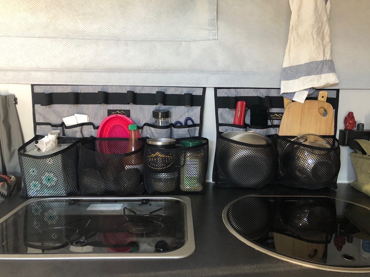organizer camper Four Wheel Campers Kitchen Organizer Slide in