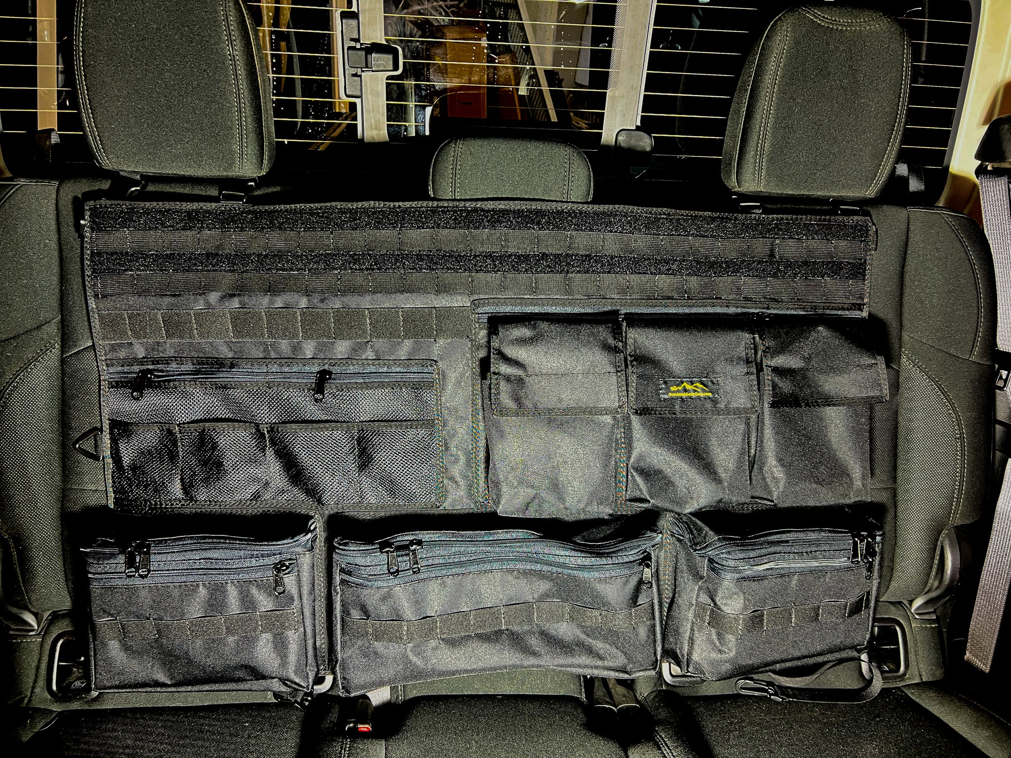 Overland Outfitters 15 Zip & Go Seat Headrest Storage Bag - Fits Jeep  Wrangler JK, JL, & Gladiator …See more Overland Outfitters 15 Zip & Go  Seat