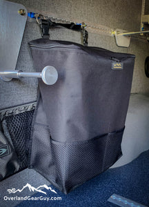Large Headrest Trash Bag, Soft sided trash bag by Overland Gear Guy