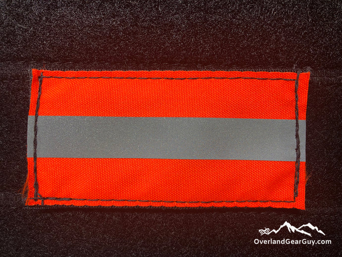  Fluorescent Orange Reflective Patch by Overland Gear Guy