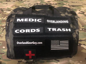 Custom velcro ID tags by Overland Gear Guy