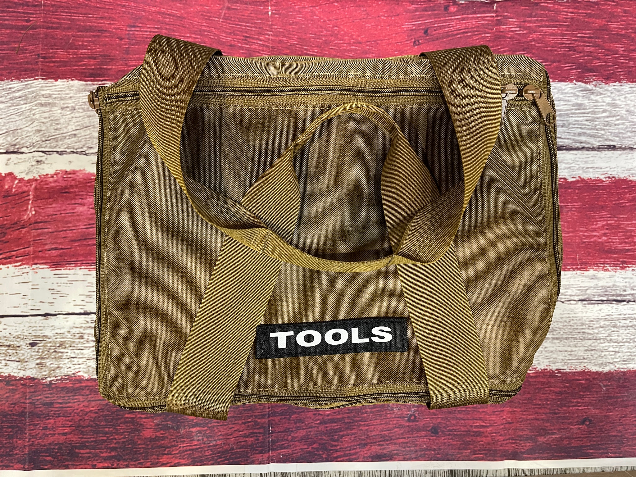 Overland Vehicle Systems 21079941 Rolled Bag General Tools with Handle and Straps - #16 Waxed Canvas