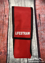 Load image into Gallery viewer, Life Straw Pouch by Overland Gear Guy.  Hiking and travel storage, hiking and travel organization. Made in America,