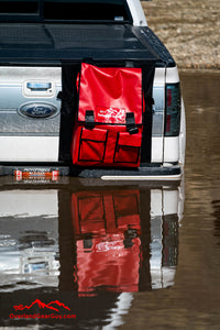 Truck Tailgate Trash Storage Bag by Overland Gear Guy - Truck Tail gate backpack