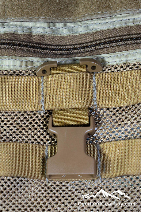 T-ring adapter for PALS / MOLLE webbing
