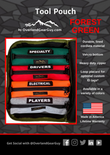 Load image into Gallery viewer, **RTS** Tool Pouch - FOREST GREEN