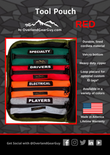 Load image into Gallery viewer, **RTS** Tool Pouch - RED