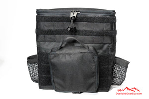 Custom Black Headrest Storage Bag by Overland Gear Guy