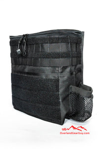 Custom Black Headrest Storage Bag by Overland Gear Guy