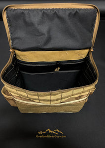 Custom Coyote Headrest Storage Bag by Overland Gear Guy