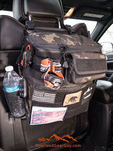 Headrest Storage Bag with optional MOLLE pouch by Overland Gear Guy