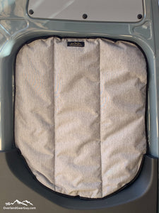 Premium Sprinter Havelock Wool Insulated Rear Window Covers by Overland Gear Guy