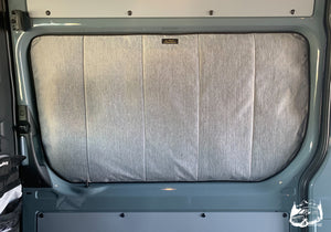 Premium Sprinter Havelock Wool Insulated Sliding Door Window Cover by Overland Gear Guy