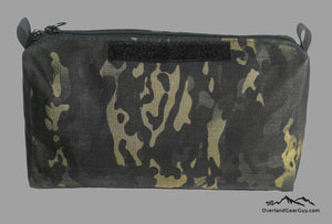 Black Crye Multicam Storage Pouch with velcro ID Tag by Overland Gear Guy