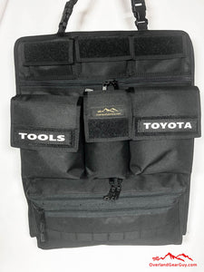 Universal Seat Organizer by Overland Gear Guy - Vehicle Organizer with pocket, velcro patches