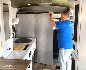 Promaster Van Wall Partition, Promaster Privacy Wall by Overland Gear Guy